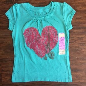 Arizona Jean Company Girls  Short Sleeve Tee 5 & 6